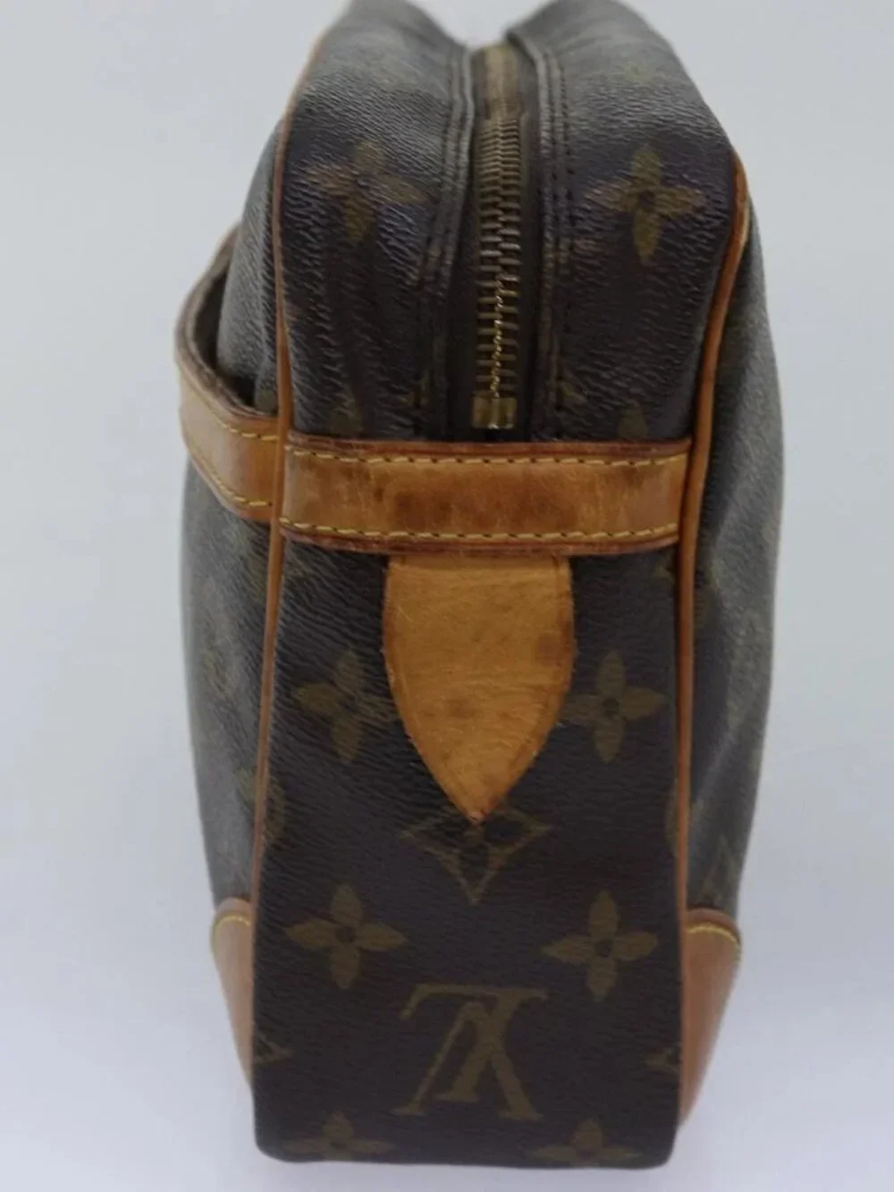 LOUIS VUITTON Monogram Compiegne 28 Clutch Bag M51845 LV Auth